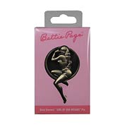 Bettie Page Girl of Our Dreams Sculpted Metal Pin